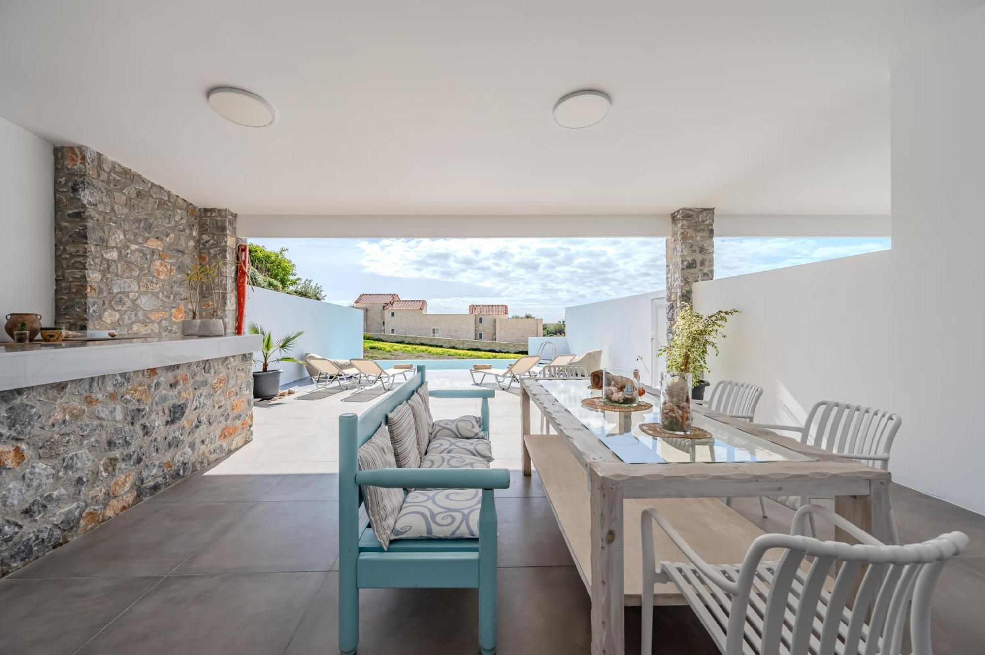 Mythos Villas Damnoni Ngoại thất bức ảnh