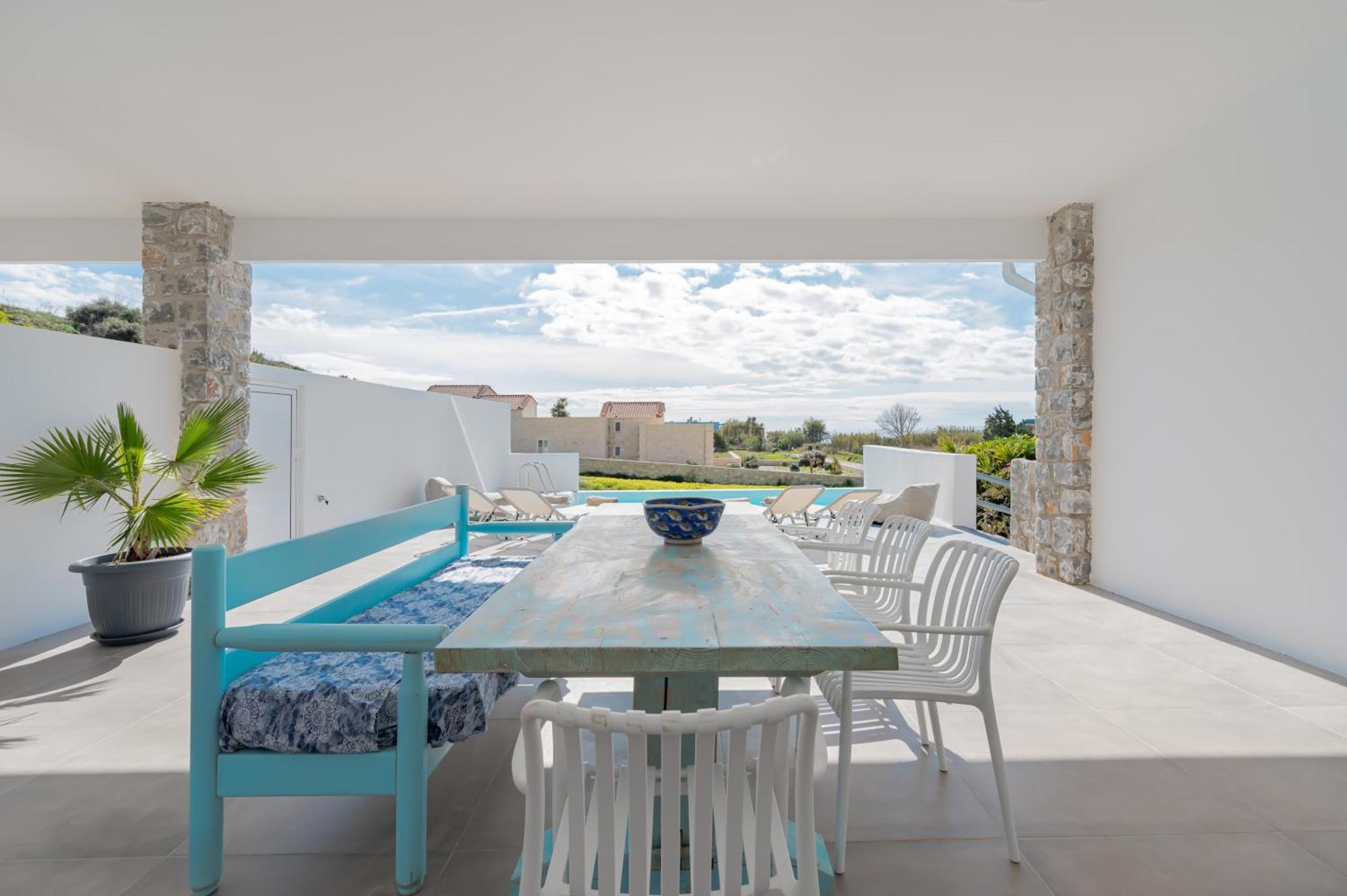 Mythos Villas Damnoni Ngoại thất bức ảnh