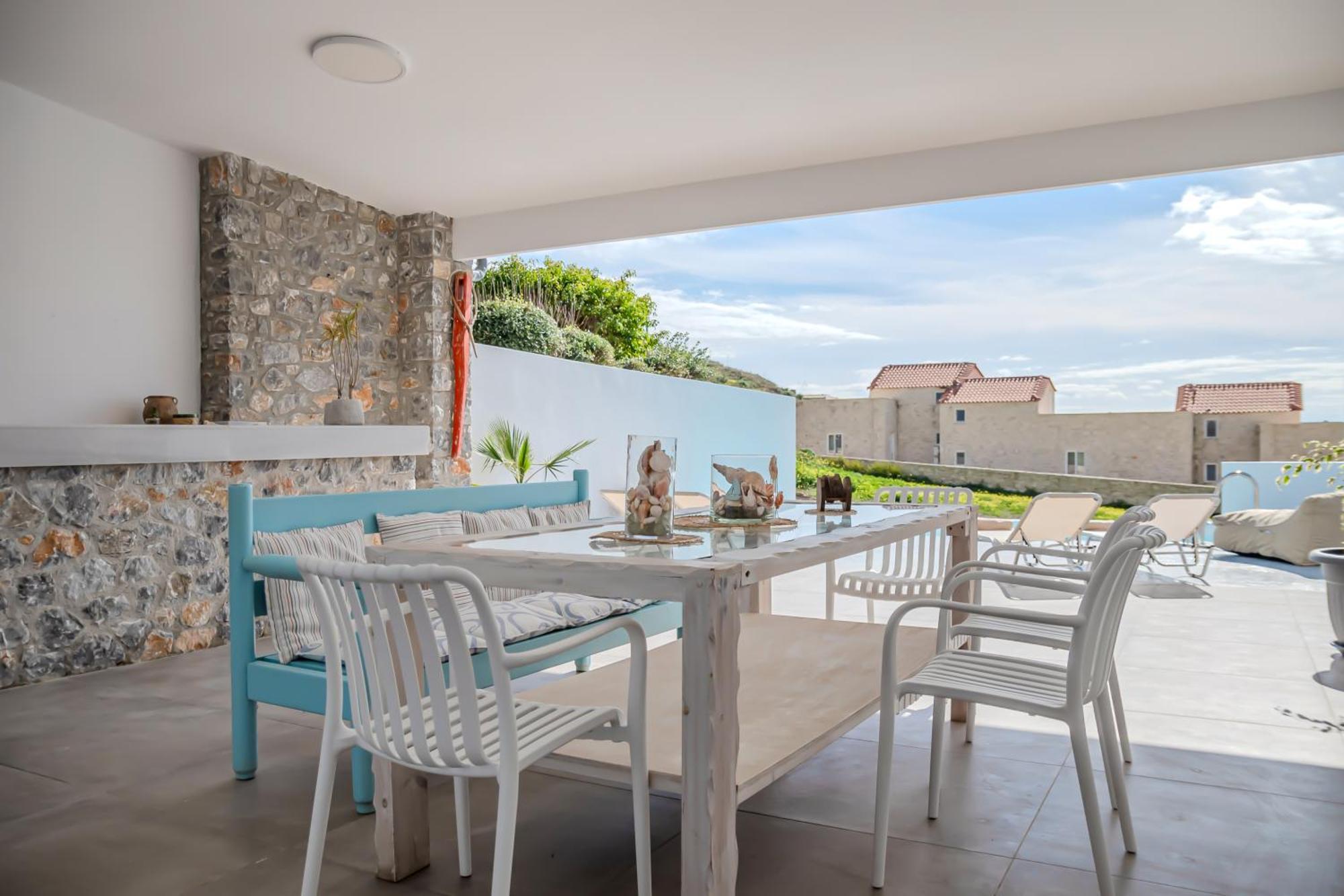 Mythos Villas Damnoni Ngoại thất bức ảnh